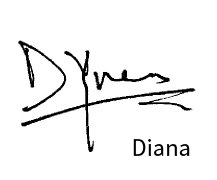 研究者サイン Diana